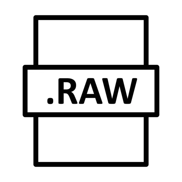 Raw Linear Vector Icon Design — Stockfoto