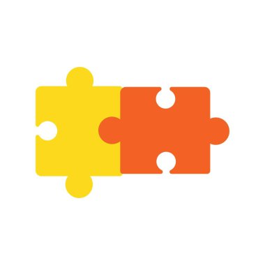 Bulmaca Düz Vektör Satır Simgesi Tasarımı