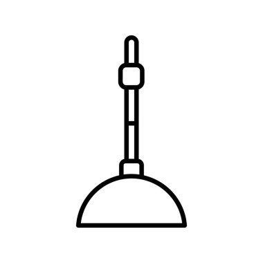 Plung Vektör Satır Simgesi Tasarımı