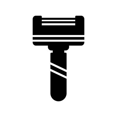 Razor Glyph Vektör Satır Simgesi Tasarımı