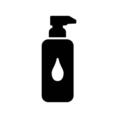 Losyon Glyph Vektör Satır Simgesi Tasarımı