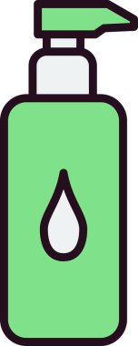 Losyon Satırı Vektör Satırı Simgesi Tasarımı