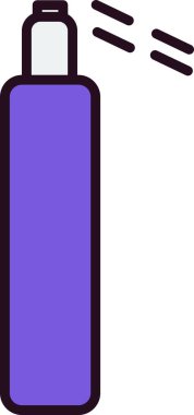 Temizleme Spreyi Satırı Vektör Satırı Simgesi Tasarımı