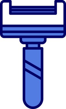 Razor Satırı Ters Vektör Satır Simgesi Tasarımı