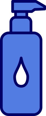 Losyon Satırı Ters Vektör Satır Simgesi Tasarımı