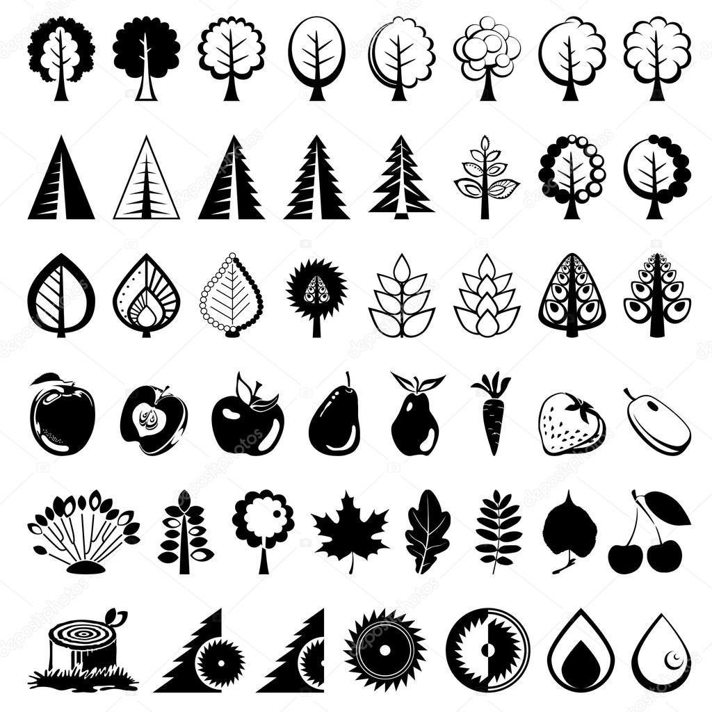 Tree. Icons