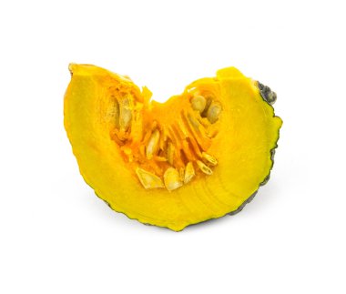 kabak dilimi beyaz arkaplanda izole