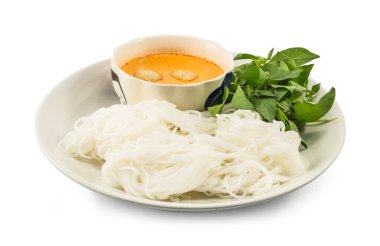 Tay erişte Curry ile yenir