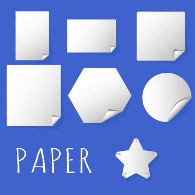 Paper Corner Folds clipart