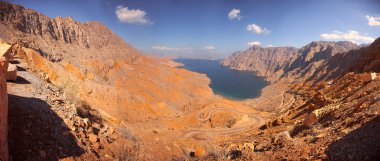 Khor Najd, bir fiyort Musandam Yarımadası'nda, Umman