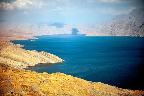 Khor Najd, bir fiyort Musandam Yarımadası'nda, Umman