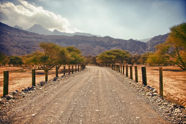 Εκπληκτικό ορεινό τοπίο στη χερσόνησο του Musandam, Ομάν — Φωτογραφία Αρχείου