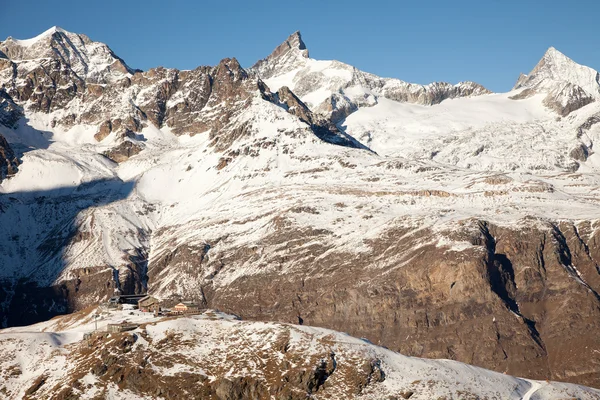 Vista panorâmica em torno de Zermatt e Matterhorn, Suíça — Fotografia de Stock