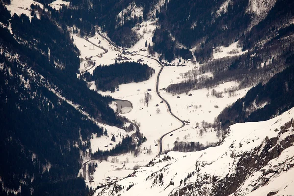 Paisagem de montanha incrível de Engelberg, Suíça — Fotografia de Stock