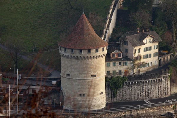 Musegg Wall and Towers en Luzern, Suiza — Foto de Stock