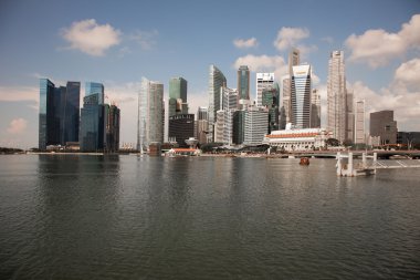 Singapur harika şehir manzaraları