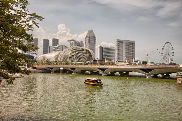 Vue imprenable sur la ville depuis Singapour — Photo