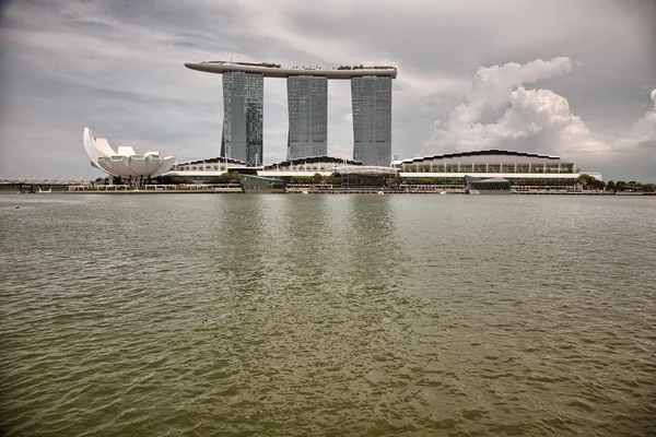 Increíbles vistas de la ciudad desde Singapur — Foto de Stock