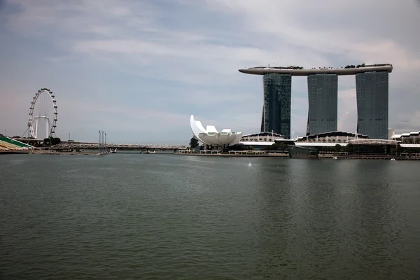 Incredibile vista sulla città da Singapore — Foto Stock