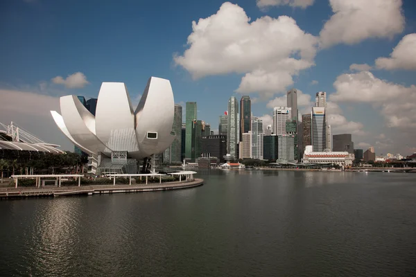 Increíbles vistas de la ciudad desde Singapur — Foto de Stock