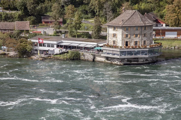 Rhine Falls, the largest waterfall in Europe, Schaffhausen, Switzerland — Stock Photo, Image