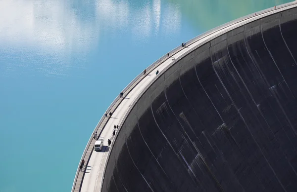 Kaprun Mooserboden water reservoirs - Artificial lake, dam, Austria — Φωτογραφία Αρχείου