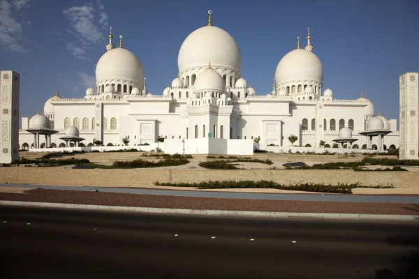 Zayed mosque, Abu Dhabi, United Arab Emirates — Stock Photo, Image