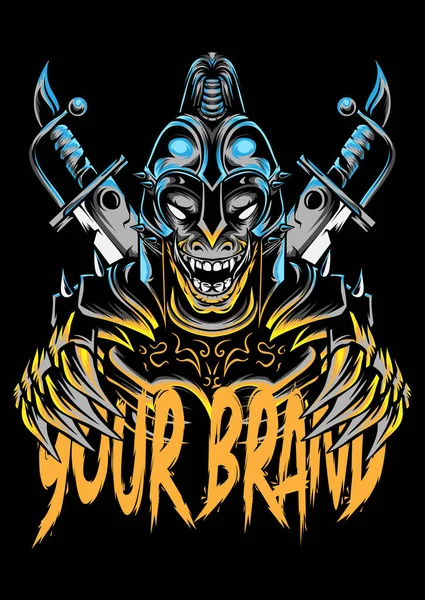 the death warior apparel design