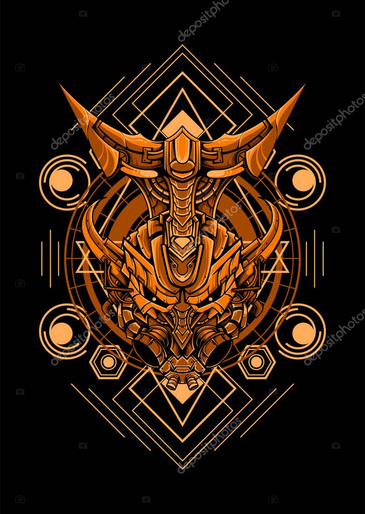 Ultra head geo mecha