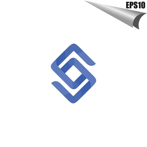 Αρχικό Πρότυπο Σχεδιασμού Μονογραμμάτων Logo Απλό Κομψό Σχήμα Στυλ Μοντέρνο — Διανυσματικό Αρχείο
