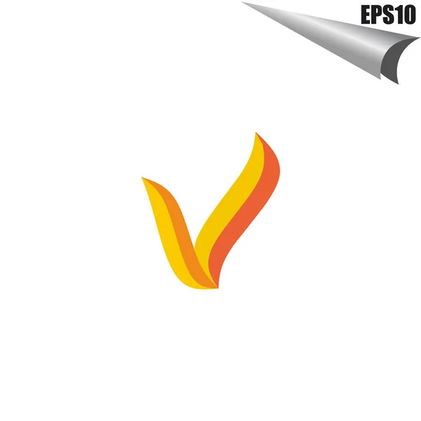 Inicial Resumen Logo Monograma Plantilla Diseño Logo Moderno Estilo Forma — Vector de stock