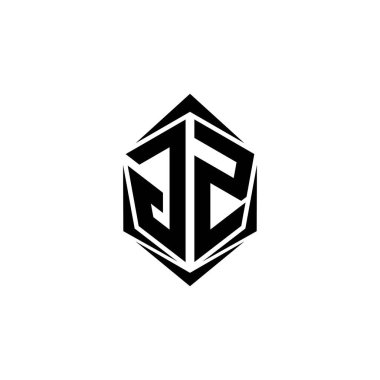 İlk GZ logo tasarımı Kalkan stili, Logo ticari markalaşması.