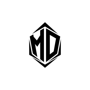 İlk MD logo tasarımı Kalkan stili, Logo ticari markalaşması.