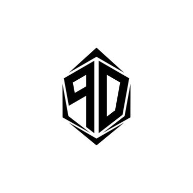 İlk PD logo tasarımı Shield stili, logo ticari markalaşması.