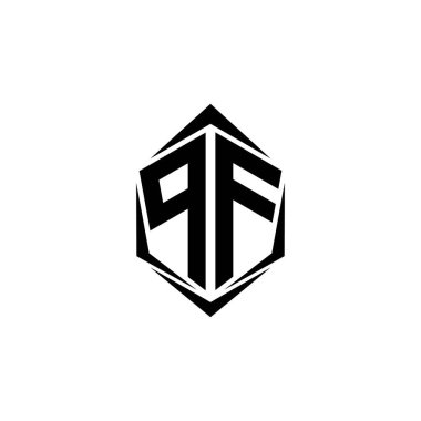 İlk PF logo tasarımı Kalkan stili, Logo ticari markalaşması.