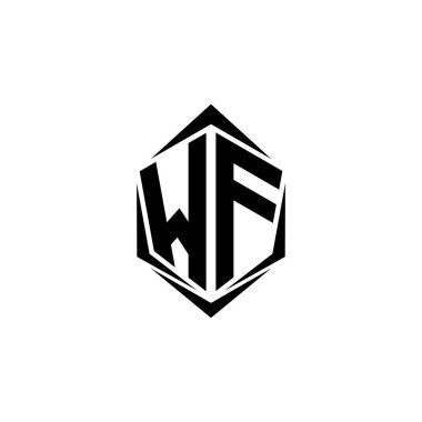 İlk WF logo tasarımı Kalkan stili, Logo ticari markalaşması.