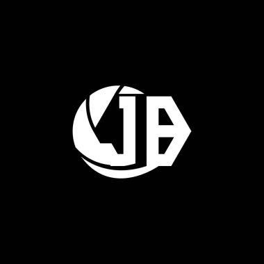 İlk JB logo tasarımı Geometrik ve Çember biçimi, Logo iş markalaşması.