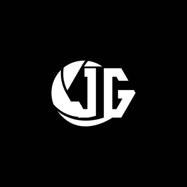 İlk JG logo tasarımı Geometrik ve Çember biçimi, Logo iş markalaşması.