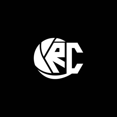 İlk RC logo tasarımı Geometrik ve Çember biçimi, Logo iş markalaşması.