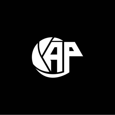 İlk AP logo tasarımı Geometrik ve Çember tarzı, Logo ticari markalaşması.