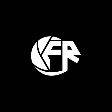 İlk FR logo tasarımı Geometrik ve Çember biçimi, Logo ticari markalaşması.