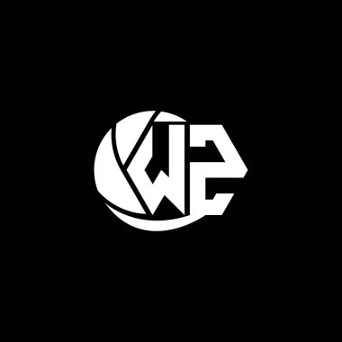 İlk WZ logo tasarımı Geometrik ve Çember biçimi, Logo ticari markalaşması.
