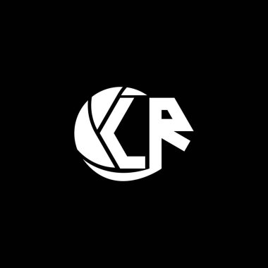 İlk LR logo tasarımı Geometrik ve Çember biçimi, Logo iş markalaşması.