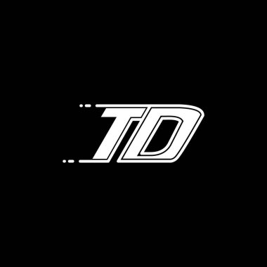 td logo design free vector eps, cdr, ai, svg vector illustration