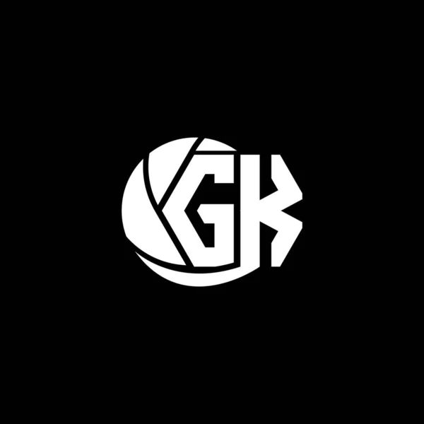 Początkowy Projekt Logo Geometryczny Circle Logo Business Branding — Wektor stockowy