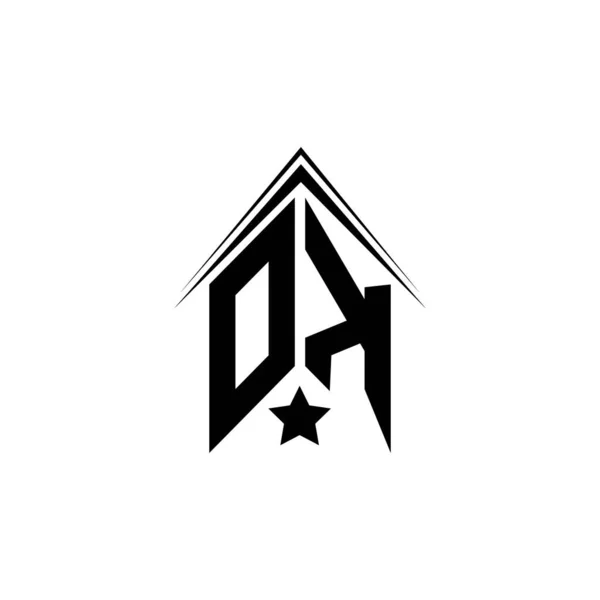 Начальный Дизайн Логотипа Стилем Формы Логотип Бизнес Брендинг — стоковый вектор