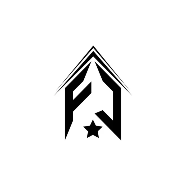 Начальный Дизайн Логотипа Формой Логотип Бизнес Брендинг — стоковый вектор