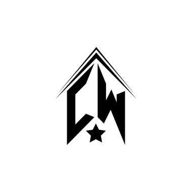 İlk CW logo tasarımı Shape biçimi, Logo ticari markalaşması.