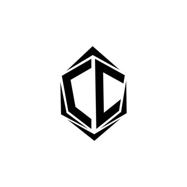 Initial CC logo design, Initial CC logo design with Shield style, Logo business branding.