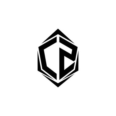 Initial CZ logo design, Initial CZ logo design with Shield style, Logo business branding.